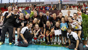 瑞士女排赛德国3-1美国夺冠